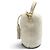 Borsa a tracolla Miu Miu 5BE085 in pelliccia di pecora con logo in metallo Bianco - vista 5
