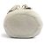 Borsa a tracolla Miu Miu 5BE085 in pelliccia di pecora con logo in metallo Bianco - vista 6