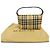 Borsa a mano in pelle Burberry Nova Check Nero Beige - vista 2