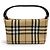 Borsa a mano in pelle Burberry Nova Check Nero Beige - vista 3