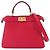 Borsa a mano Fendi Peekaboo Iseeu Small in rosa