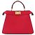 Borsa a mano Fendi Peekaboo Iseeu Small in rosa - vista 3