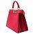 Borsa a mano Fendi Peekaboo Iseeu Small in rosa - vista 4