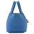 Autre Marque Borsa Piko Hermes Picotin Lock 18 PM Blu - vista 2