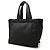 Borsa Tote Grande Burberry in Nylon Nero e Pelle - vista 3