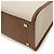Borsa Tote Jimmy Choo Varenne M Marrone Beige - vista 4