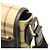 Borsa a tracolla Burberry Nova Check Beige Bordò Marrone scuro - vista 7