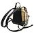 Zaino Burberry House Check in tela e pelle Rosso Beige Marrone scuro - vista 3