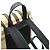 Zaino Burberry House Check in tela e pelle Rosso Beige Marrone scuro - vista 5