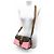 COACH C4106 Georgie 2-Way Leather Saddle Bag Braun Pink Khaki - Ansicht 2
