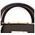 Sac Duffle en cuir BURBERRY Vintage Nova Check Marron Beige - vue 7