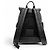 Coach Hudson Logo Leather Patch Backpack Black - view 2