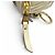 Charm per borsa in pelle Miu Miu Beige - vista 9