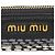 Cartera larga de cuero con cremallera redondeada Miu Miu Castaño Negro Beige - vista 8