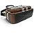Borsa a tracolla in pelle Burberry Paddy Check Marrone - vista 6