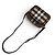 Borsa a tracolla in pelle Burberry Paddy Check Marrone - vista 7