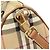 Burberry Medium Bowling Nova Check Pattern Bag Brown Beige - view 10