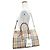 Burberry Medium Bowling Nova Check Pattern Bag Brown Beige - view 3