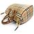 Burberry Medium Bowling Nova Check Pattern Bag Brown Beige - view 5