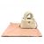 Miu Miu 2-Way Handtasche aus Schafsfell mit Logo-Plakette Weiß - Ansicht 2
