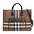 Borsa Tote Burberry Freya Medium Marrone