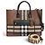 Borsa Tote Burberry Freya Medium Marrone - vista 2