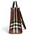 Borsa Tote Burberry Freya Medium Marrone - vista 5