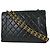 Chanel Classic Single Flap Quilted Lambskin Jumbo Nero - vista 2