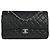 Chanel Classic Double Flap Quilted Lambskin Medium Schwarz