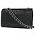 Chanel Classic Double Flap Quilted Lambskin Medium Schwarz - Ansicht 2