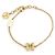 Pulsera con dijes de oro Louis Vuitton Dorado