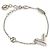 Bracciale con ciondolo in metallo Louis Vuitton Essential V Argento
