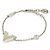 Bracciale con ciondolo in metallo Louis Vuitton Essential V Argento - vista 3