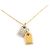 Collar de metal Nanogram Louis Vuitton Plata Dorado