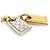 Collar de metal Nanogram Louis Vuitton Plata Dorado - vista 3