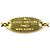 Collar de metal Nanogram Louis Vuitton Plata Dorado - vista 6