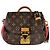 Borsa a tracolla Louis Vuitton Monogram Eden PM Marrone Rosso Monogramma