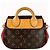 Borsa a tracolla Louis Vuitton Monogram Eden PM Marrone Rosso Monogramma - vista 3