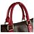 Borsa a tracolla Louis Vuitton Monogram Tournelle PM Marrone Rosso Monogramma - vista 11