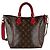Borsa a tracolla Louis Vuitton Monogram Tournelle PM Marrone Rosso Monogramma - vista 3