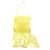 Borsa a tracolla in pelle gialla Bottega Veneta Giallo - vista 3