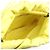 Borsa a tracolla in pelle gialla Bottega Veneta Giallo - vista 7