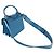 Bulgari Borsa a tracolla in pelle Bvlgari Serpenti Forever Blu - vista 10