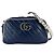 Borsa a Tracolla Gucci GG Marmont Crudo Blu navy