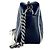 Borsa a Tracolla Gucci GG Marmont Crudo Blu navy - vista 2