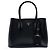 Prada Cuir Double Saffiano Leather Medium Noir