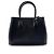 Prada Cuir Double Saffiano Leather Medium Noir - vue 2