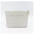 Chanel Classic O Case Quilted Caviar Small Bianco - vista 2