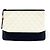 Chanel Gabrielle O Case Clutch in pelle di vitello matelassé Medium Nero
