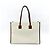 Burberry Freya Shopping Canvas with Leather Medium Beige - vista 2